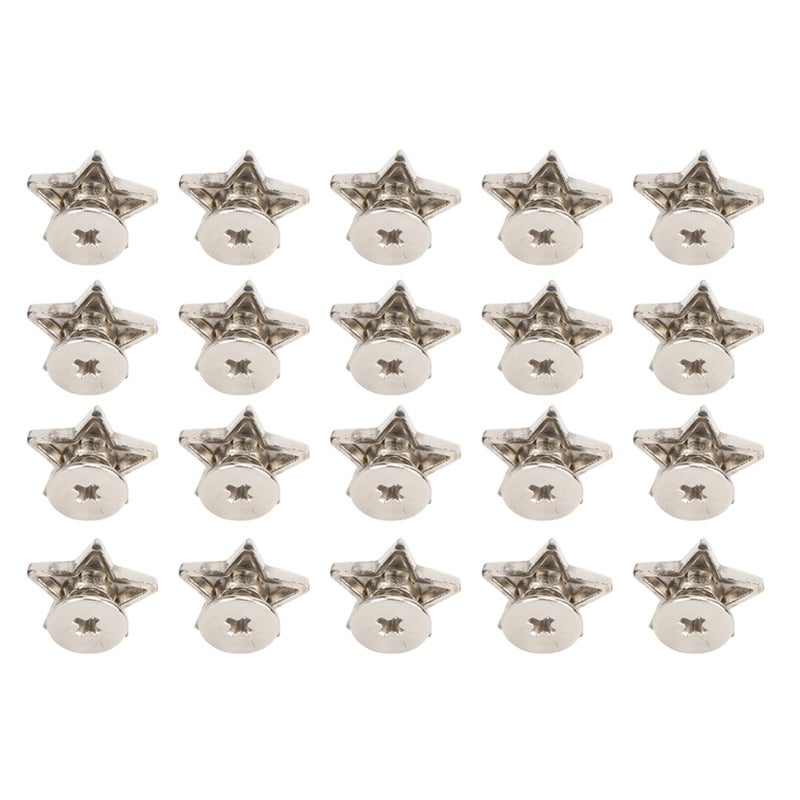Star Shape Rivet: 3 Styles, Plated Shiny Surface, Rust & Corrosion Resistant - Pressure & Wear Resistant, Decorative Rivet for DIY Clothes Decoration, Punk Style Fashion - Image 4