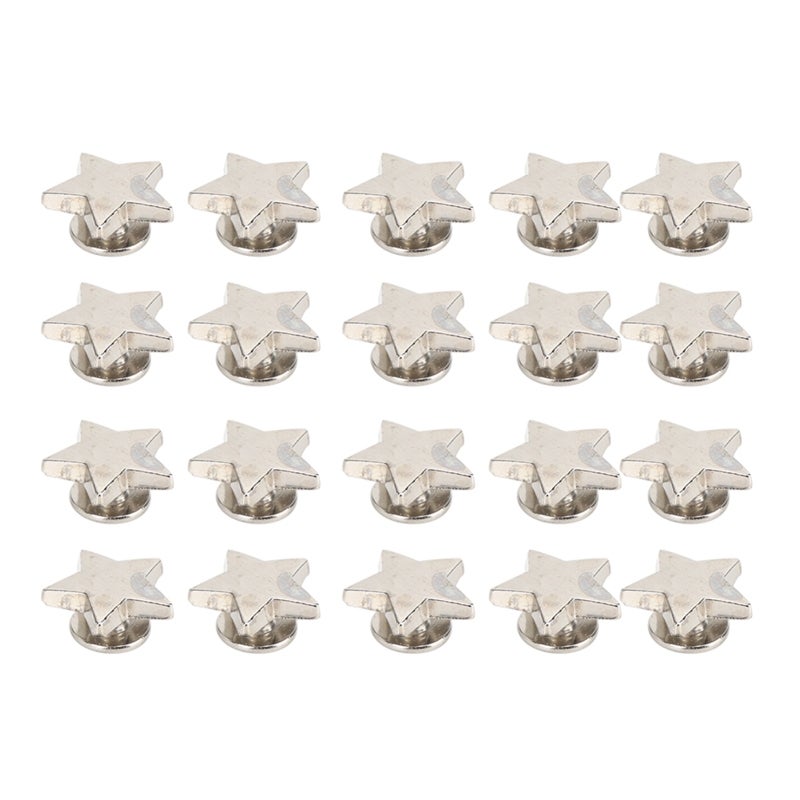 Star Shape Rivet: 3 Styles, Plated Shiny Surface, Rust & Corrosion Resistant - Pressure & Wear Resistant, Decorative Rivet for DIY Clothes Decoration, Punk Style Fashion - Image 2