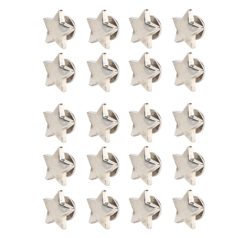 Star Shape Rivet: 3 Styles, Plated Shiny Surface, Rust & Corrosion Resistant - Pressure & Wear Resistant, Decorative Rivet for DIY Clothes Decoration, Punk Style Fashion - Image 3