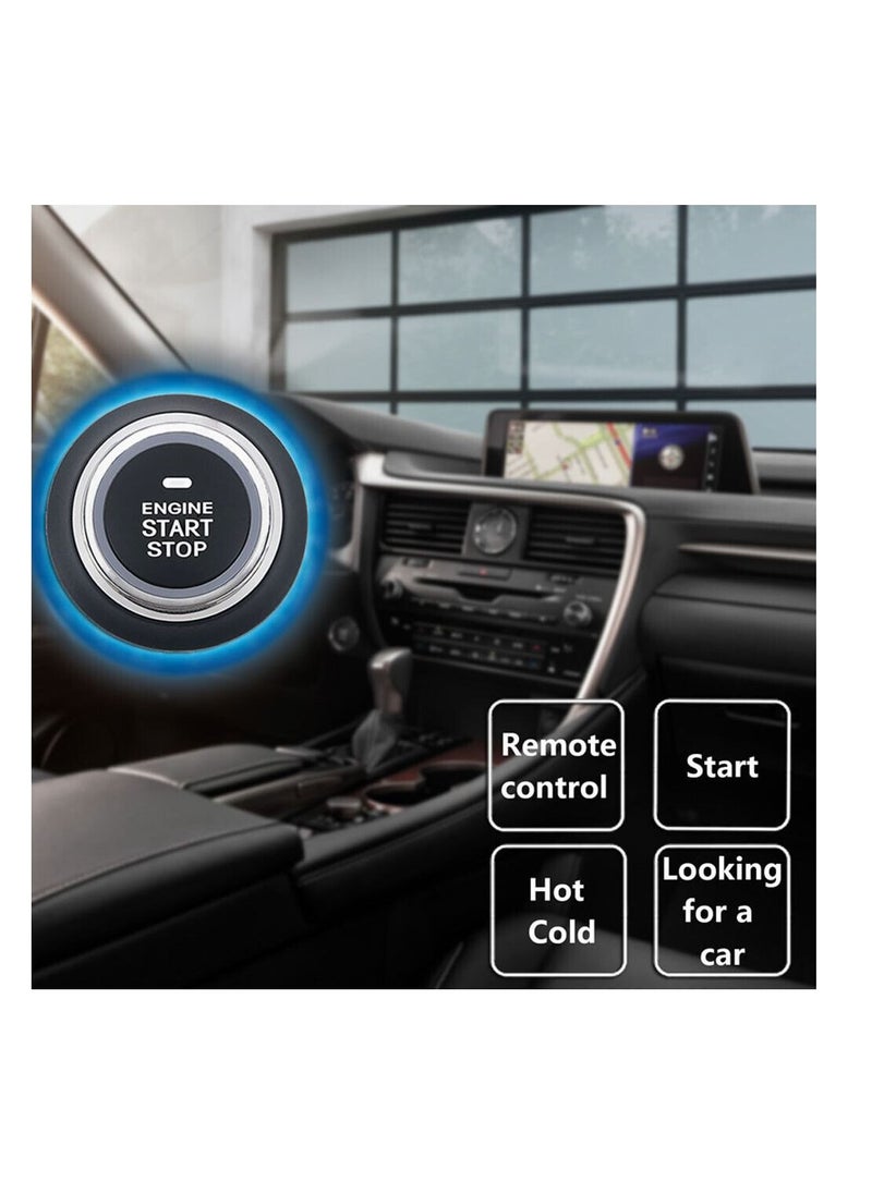 MR.SMART 12V KIA Car Passive Keyless Entry System PKE Engine Starter Push Button Vehicles Start/Stop Kit Safe Lock with 2 Smart Key  - Image 5