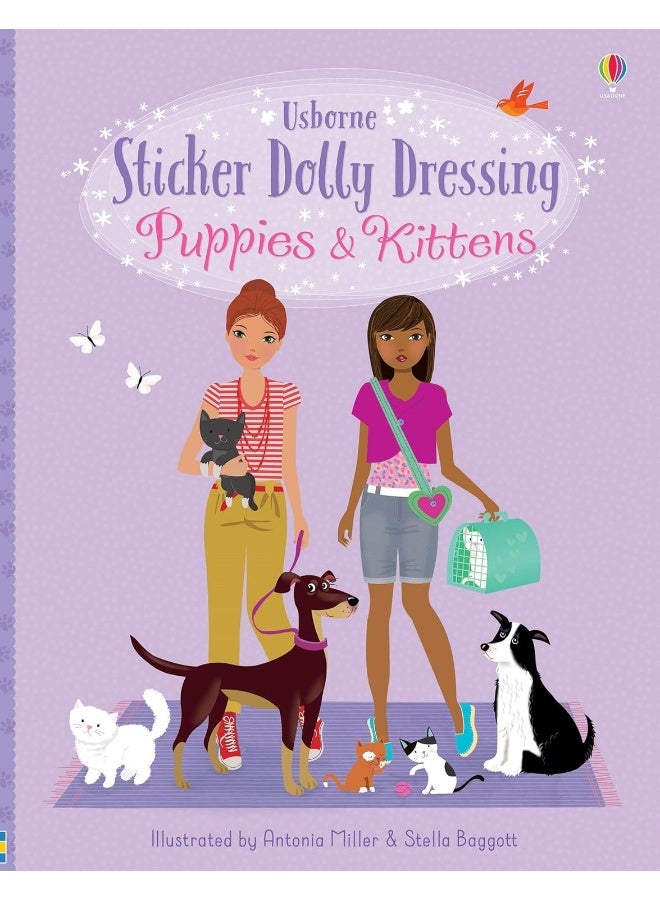 Sticker Dolly Dressing Puppies & Kittens