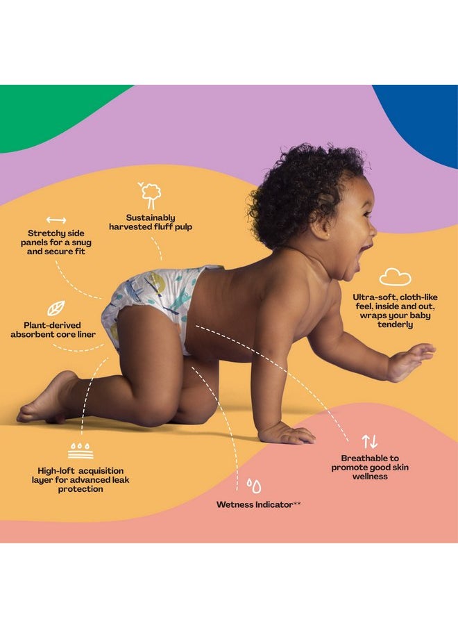 Hello Bello Hello Bello Premium Baby Diapers Size 6 I 17 Count of Disposeable, Extra-Absorbent, Hypoallergenic, and Eco-Friendly Baby Diapers with Snug and Comfort Fit I Sleepy Sloth  - Image 4