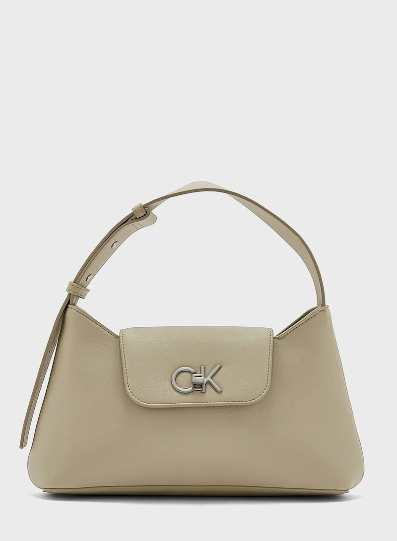 CALVIN KLEIN Reversible Lock Shoulder Bag