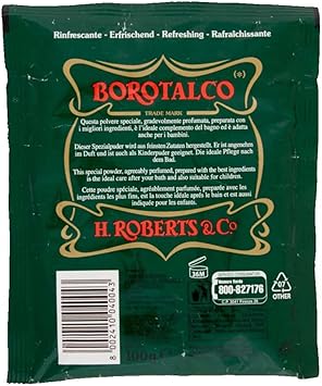 Neutro Roberts Roberts Borotalco Talc Powder 35 Ounce 100gr Packages Pack of 4 Italian Import - Image 2