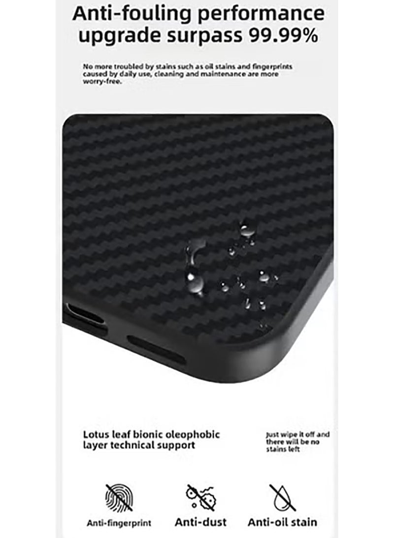 Arabest Slim Fit Carbon Fiber Pattern Case for iPhone 17 Air - 0.5mm Thin - Image 2
