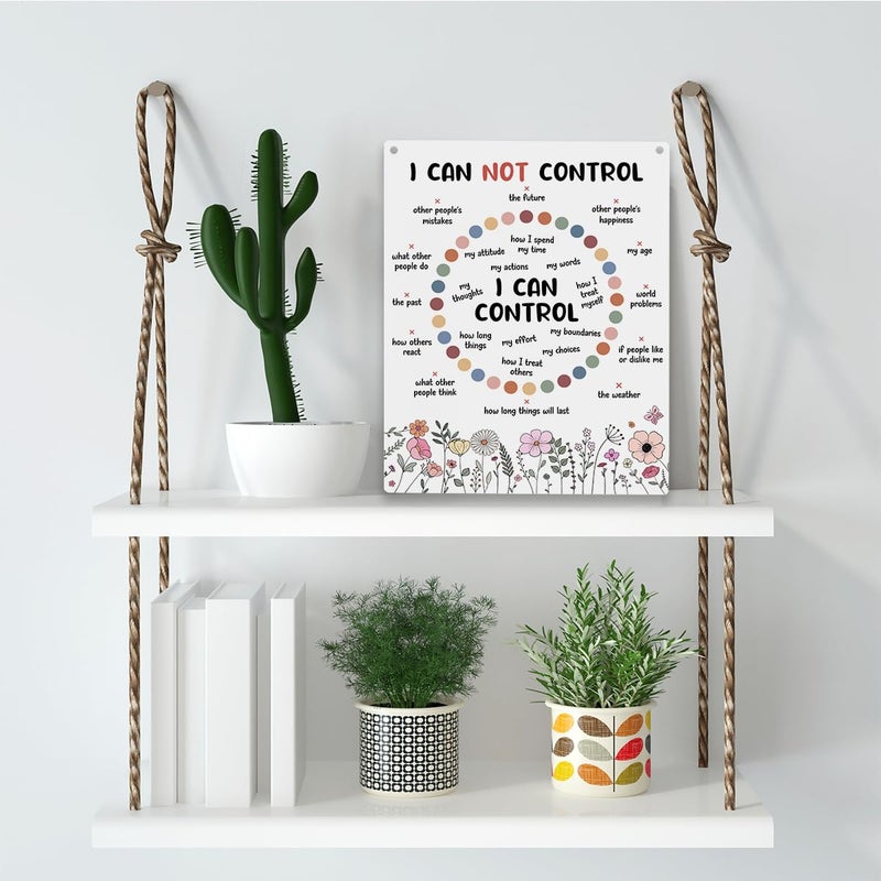 YCYD Mental Health Decor, Psychotherapy Sign Counselor Office Decor, Wall Art Wooden Hanging Plaque 10 x 8 Inch, for Office Bedroom Living Room Home Gifts - Image 3