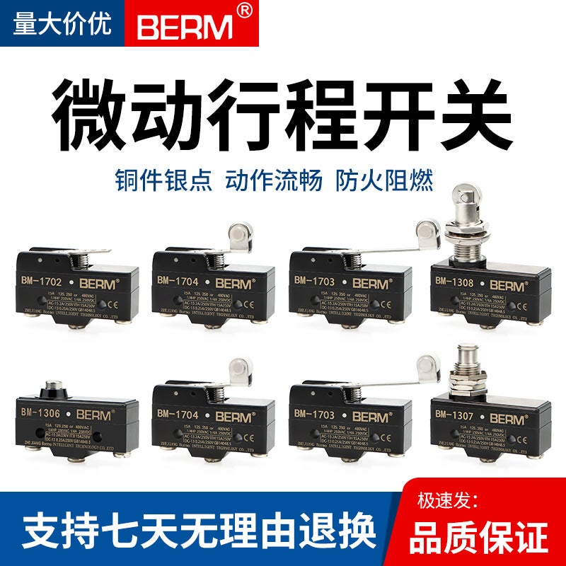 Generic Limit Travel Micro Switch Bm-1701 1702 1703 1704 1308 Z-15Gw22 ...