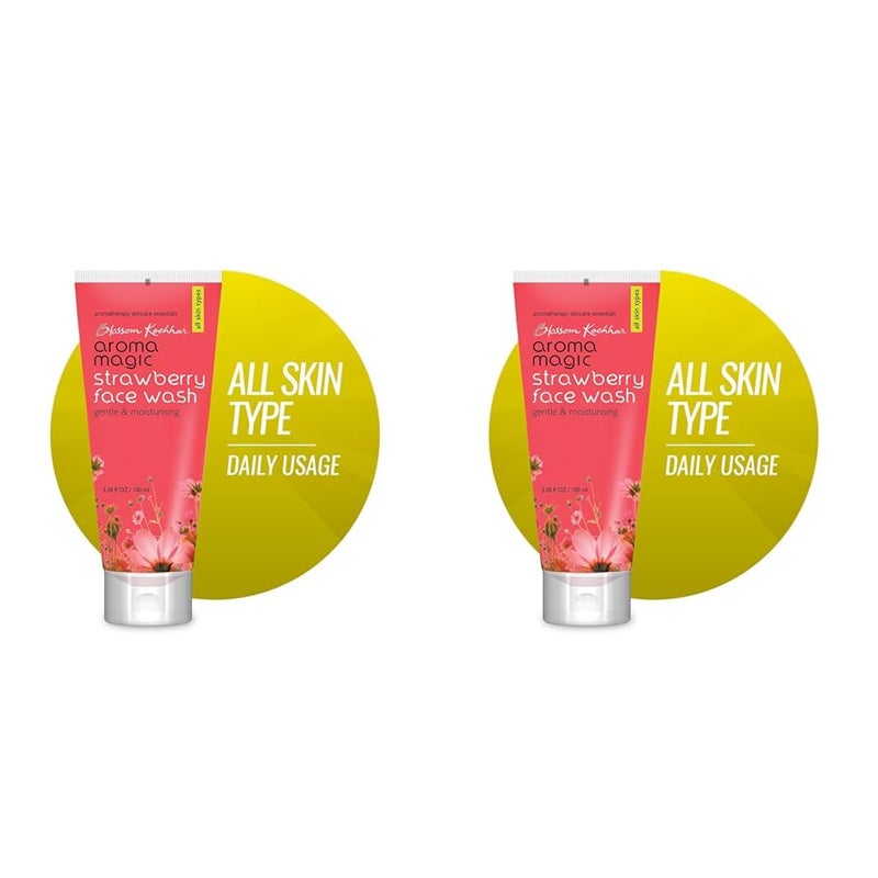 Aroma Magic Face Wash 100 ml Strawberry Pack of 2 - Image 1