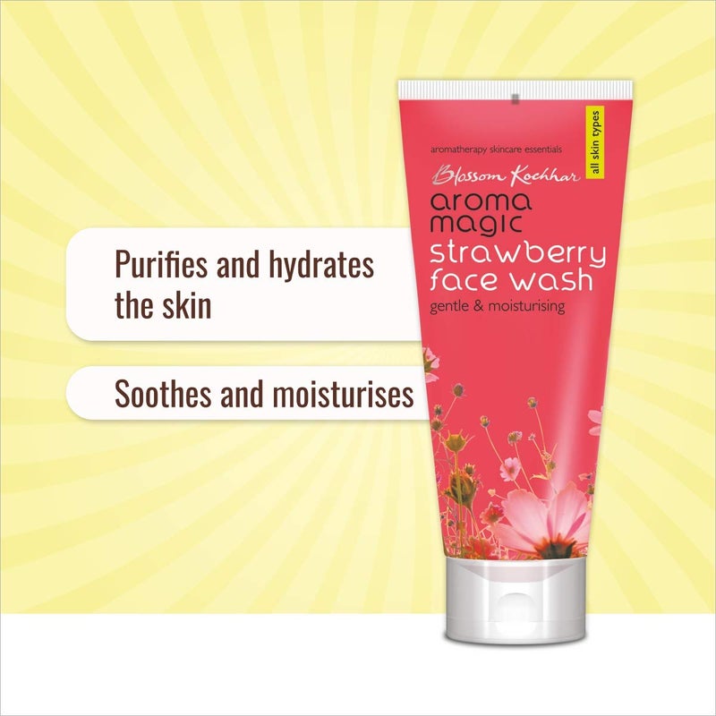 Aroma Magic Face Wash 100 ml Strawberry Pack of 2 - Image 5