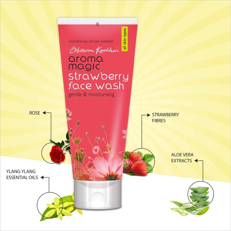 Aroma Magic Face Wash 100 ml Strawberry Pack of 2 - Image 3