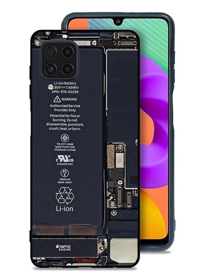 Tolwak Samsung Galaxy F22 Protective Case Cover Phone Circuit Pattern - Image 1