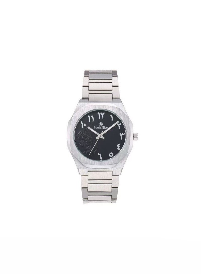 louis nice Louis Nice Men’s Watch with Arabic Numerals