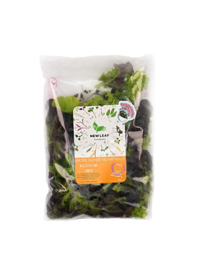 Mix Lettuce with Radish Microgreens - 100g