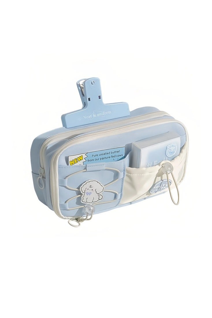 Fashionable Pencil Case, Multi-Compartment Stationery Case, Suitable for Boys and Girls to Store School Supplies - Image 1