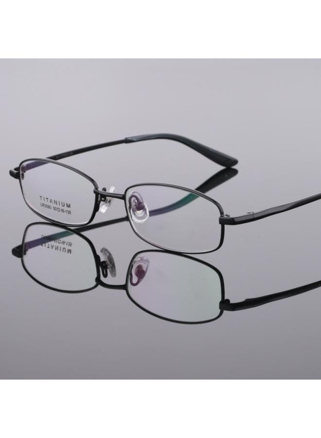 Generic Strict Selection Of Men And Women Pure Titanium Glasses Frame New Elegant Frame Retro Full Frame Glasses Myopia Glasses 