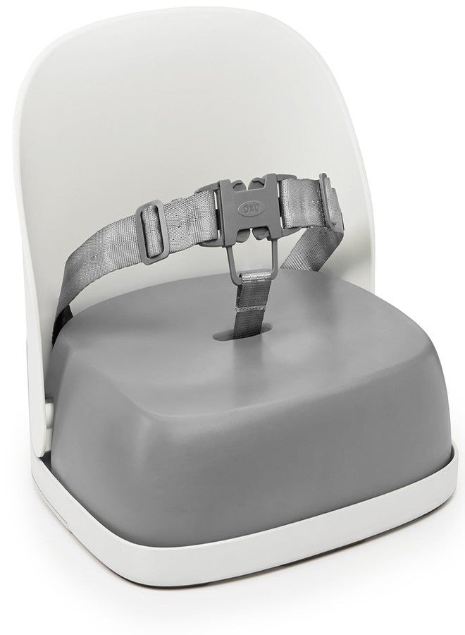 OXO Tot Perch Booster Seat with Straps, Gray - Image 1