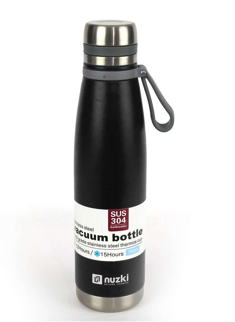 nuzki - Nuzki Stainless Steel Vacuum Insulated Flask, Leak-proof, BPA-free Double Walled Thermal Mug for, 1 -Liter Sports Water Bottle, Travel Water Bottle for Hot or Cold Drink - Image 1