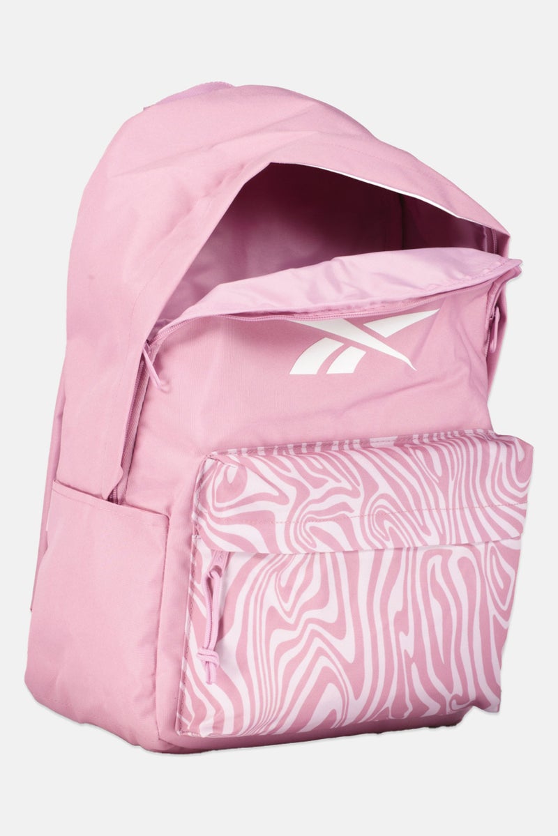 Reebok Men Brand Logo Backpack, Pink - Image 3