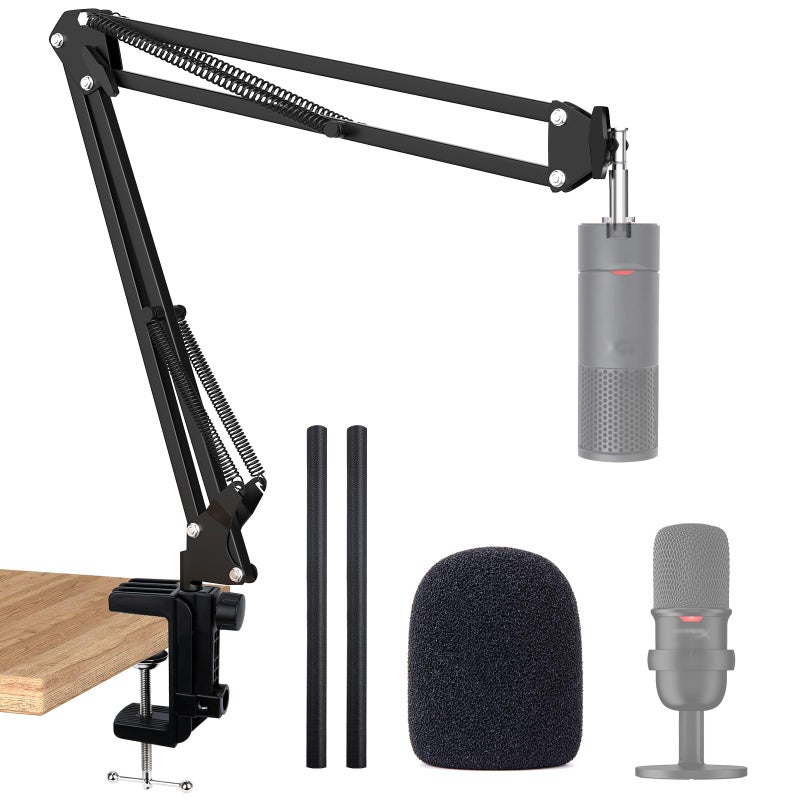 SUNMON SoloCast 2 Mic Arm with Pop Filter Windscreen Gaming Microphone Stand Compatible with SoloCast 2 Mic Stand with Foam Cover - Image 2
