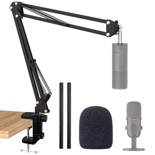 SUNMON SoloCast 2 Mic Arm with Pop Filter Windscreen Gaming Microphone Stand Compatible with SoloCast 2 Mic Stand with Foam Cover - Image 1