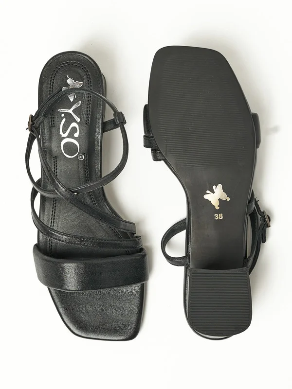 Y.so Women's Mid Heel Sandals – Comfortable & Stylish Heels for Ladies and Girls