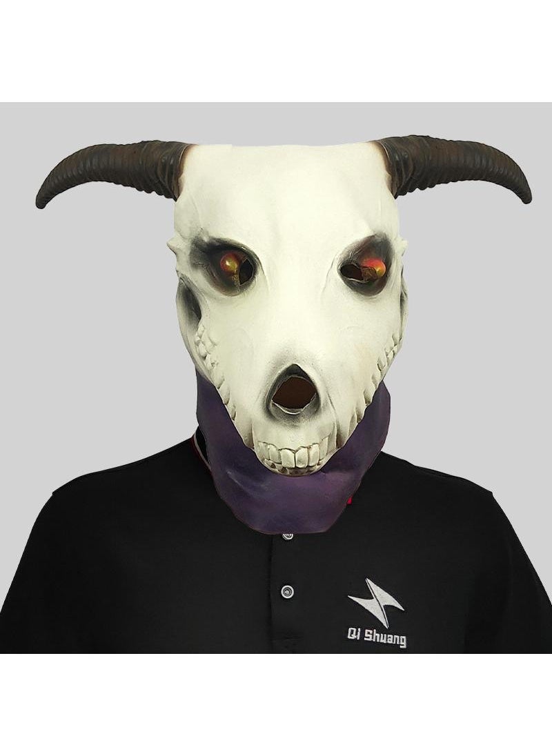 Y&D Scary Sheep Head Cover Mask Children Adult Costume Props For Comic Con Party Masquerade  - Image 4