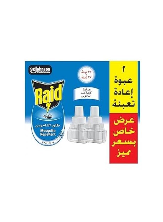 Raid Liquid Electric Mosquito Repellent Refills, 41ml, 2-Pack
