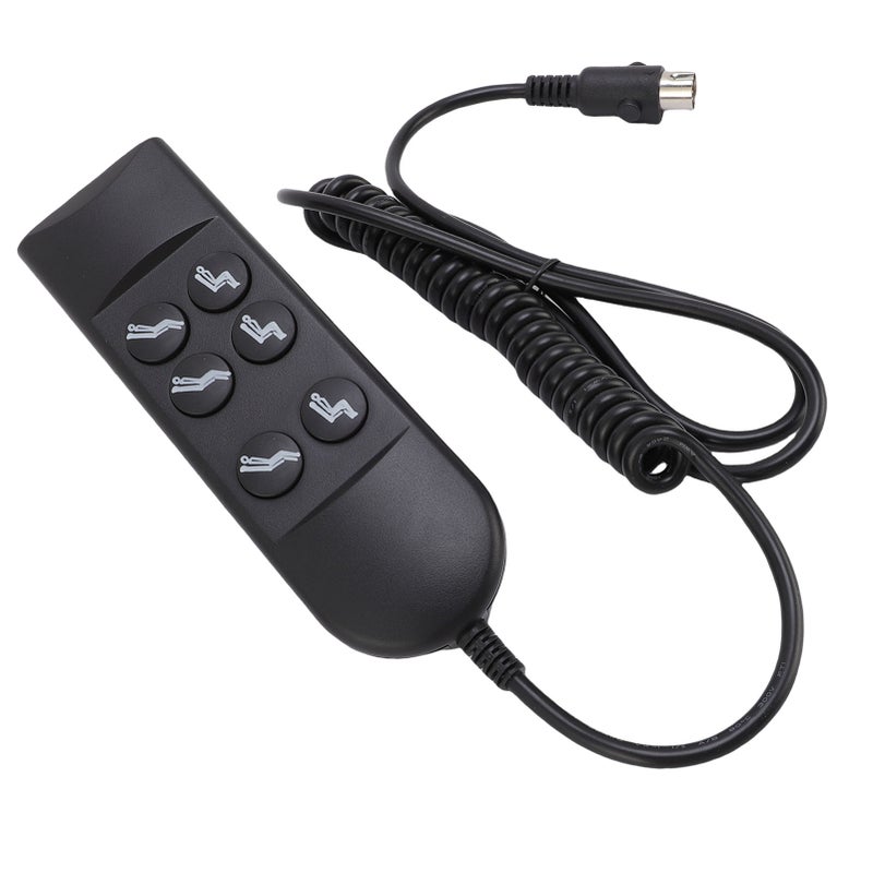 Lift Chair Controller 6 Keys Power Lift Sofa Chair Hand Control with 5 Pin Connector for 2 Motor Electric Recliner - Image 2
