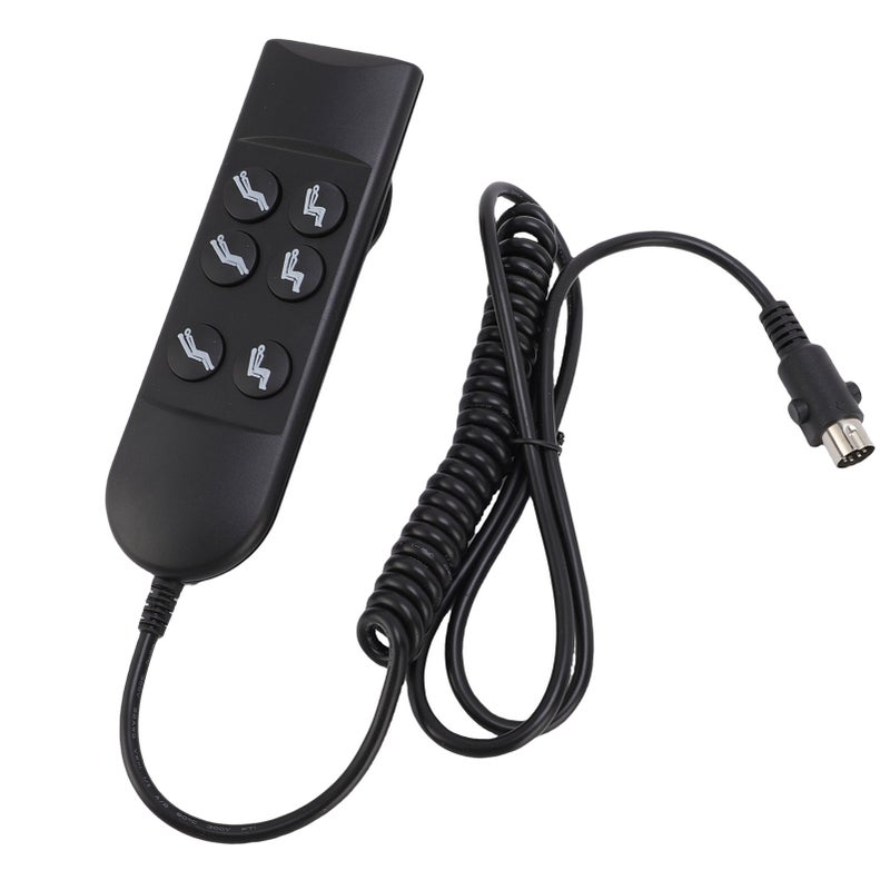 Lift Chair Controller 6 Keys Power Lift Sofa Chair Hand Control with 5 Pin Connector for 2 Motor Electric Recliner - Image 3