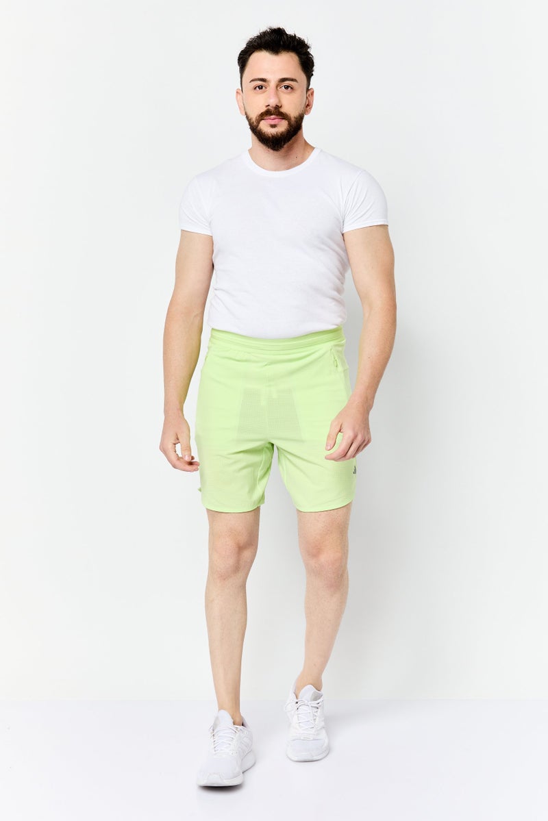 Adidas Men Sportswear Fit 7 Inseam Training Shorts, Lime Green  - Image 3