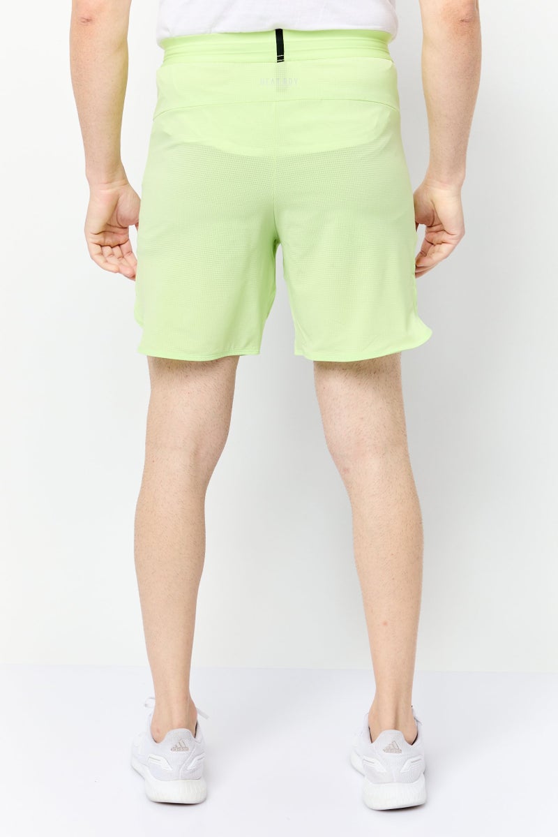 Adidas Men Sportswear Fit 7 Inseam Training Shorts, Lime Green  - Image 4