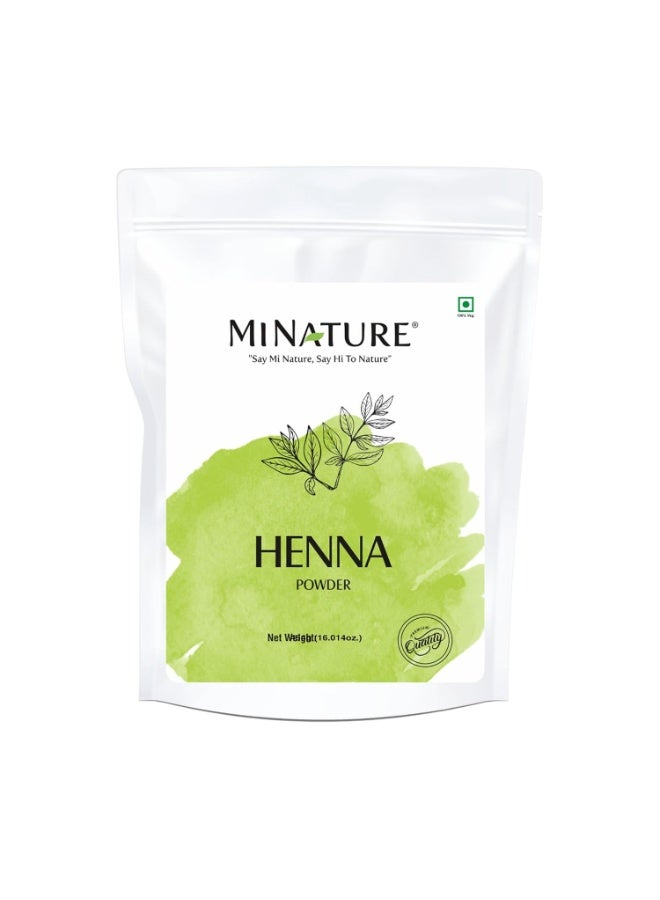 Mi Nature Pure Henna Mehndi Powder 454g (16oz) |Natually Plant based sourced Henna for Hair Coloring & Care |Herbal Hair care | No added Preservative - Image 2