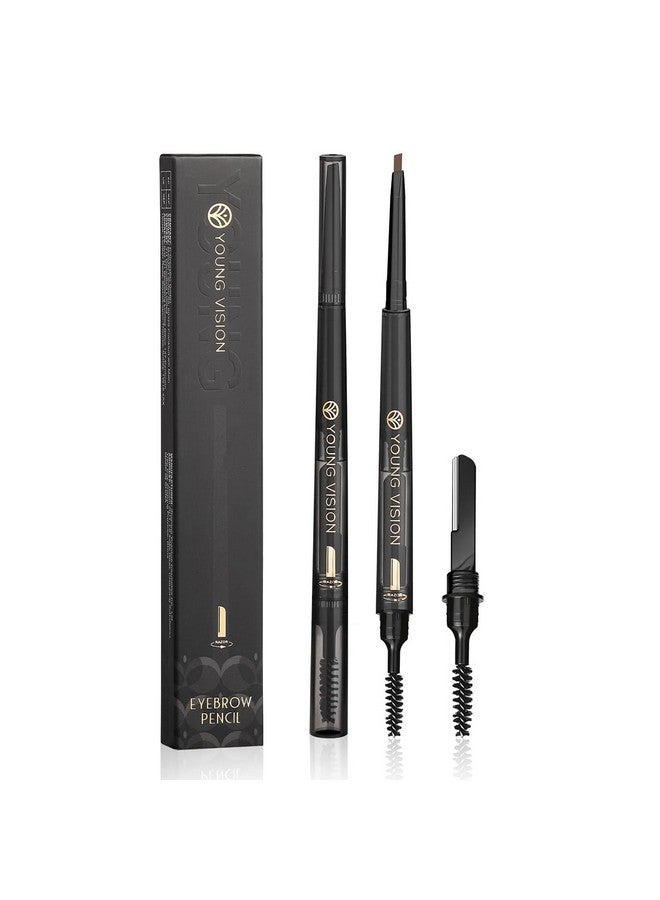 يونج فيجن قلم حواجب 3 في 1 من يونغ فيجن، قلم حواجب، فرشاة وشفرة ثلاثية، ظلال حواجب دقيقة ومحددة، سهلة الاستخدام، تدوم طويلاً ومقاومة للماء - Image 1