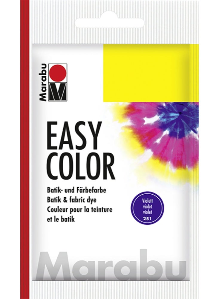 Easy Color Batik And Fabric Dye 251 Violet 25 G