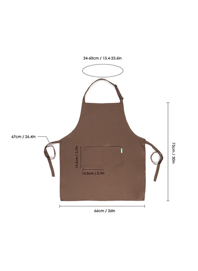 esonmus Polyester Kitchen Apron Coffee - Image 5