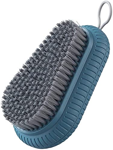 P-Plus International P-PLUS INTERNATIONAL Plastic Scrub Brush, Quality Soft Laundry Clothes Shoes Scrubbing Brush, Easy To Grip Household Cleaning Brushes (Blue, Pack Of 1) - Image 1
