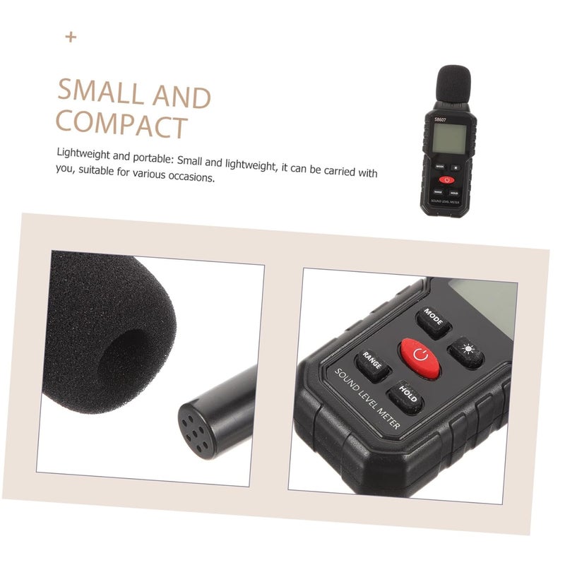 مقياس الديسيبل الرقمي المحمول لقياس الضوضاء بشاشة LCD - Image 4