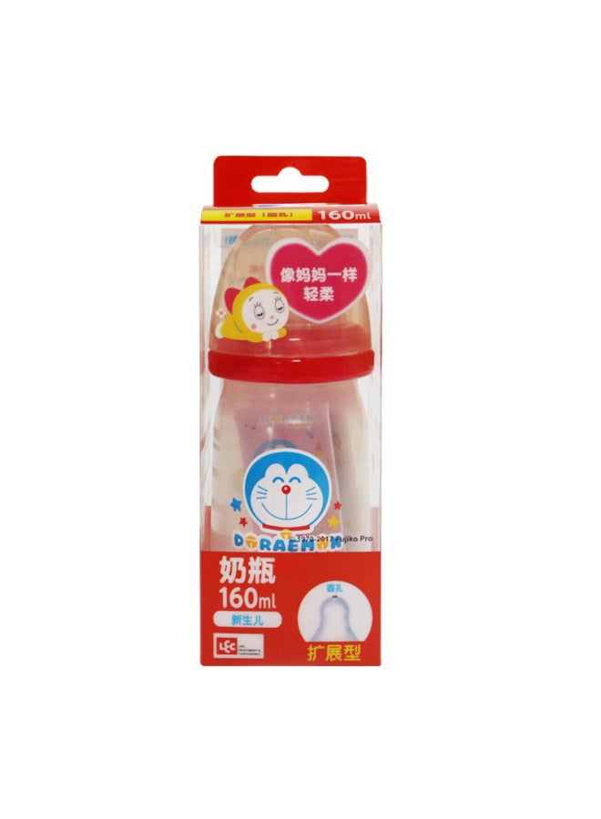 Doraemon Cartoon Feeding Bottle Nipple Pp Anti-flatulence Drop-resistant High Temperature Resistant Big Baby Feeding Bottle Anti-choke Feeding Bottle Drop-resistant