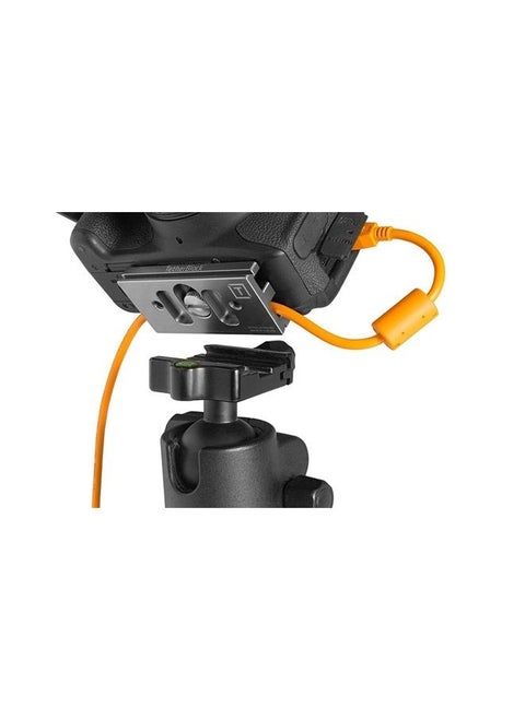 TetherBlock® Arca Graphite - Cable Connection and Port Protector for Tethered Photography
