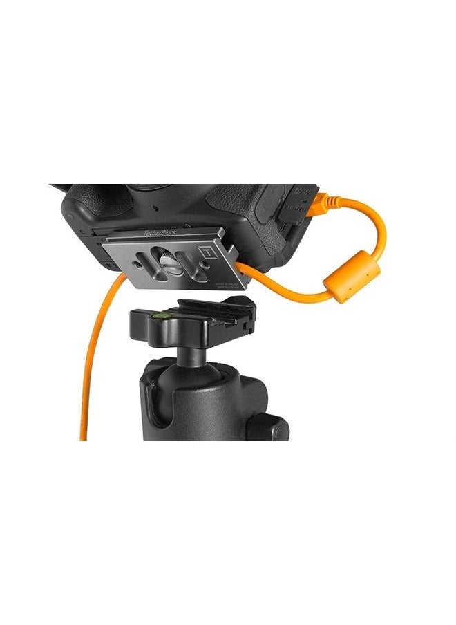 TETHER TOOLS TetherBlock® Arca Graphite - Cable Connection and Port Protector for Tethered Photography  - Image 1