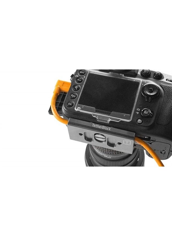 TetherBlock® Arca Graphite - Cable Connection and Port Protector for Tethered Photography