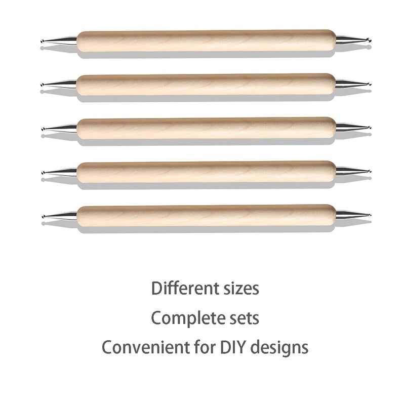 AUOCATTAIL Nail Art Brushes Set 20 pcs Multifunctional Nail Polish Brushes for Nail Art Design Gel Nail Dotting Tool for Nail Extension Manicure for Home Salon Gifts - Image 4