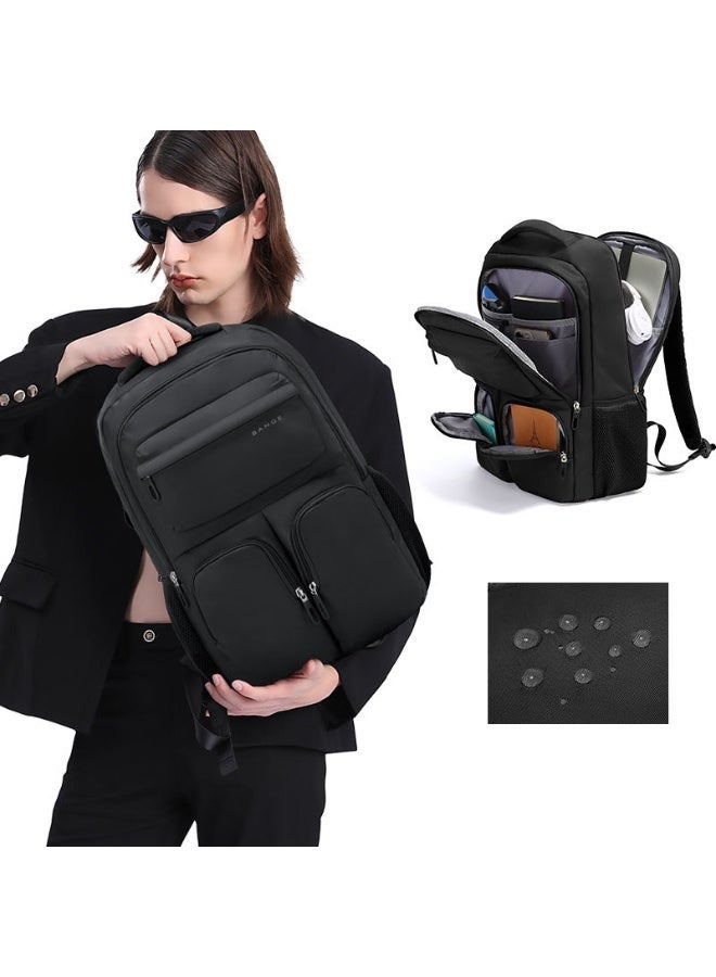 Bange 1807 Durable Polyester Laptop Backpack with USB Port and Anti-Theft Padded Compartment for 15.6 or 16 inch Laptop - Image 2