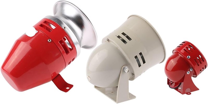 MS-190/290/390 جهد مستمر (DC) 12V، 24V؛ جهد متردد (AC) 220V، 110V؛ محرك معدني صغير أحمر؛ جهاز إنذار صناعي يصدر صوتًا للحماية من السرقة؛ شدة الصوت: 130 ديسيبل (dB). - Image 5