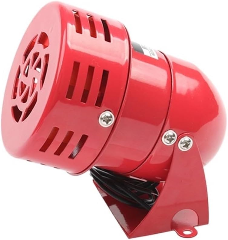 MS-190/290/390 جهد مستمر (DC) 12V، 24V؛ جهد متردد (AC) 220V، 110V؛ محرك معدني صغير أحمر؛ جهاز إنذار صناعي يصدر صوتًا للحماية من السرقة؛ شدة الصوت: 130 ديسيبل (dB). - Image 1