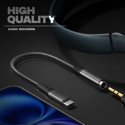 AILKIN Type C to 3.5mm Audio Jack Connector/Adapter [6 Months Warranty*] Compatible for iPhone 17/16/15 Series/Samsung/OnePlus/Google Pixel/Nothing/Motorola & Other Type C Phones - Image 2