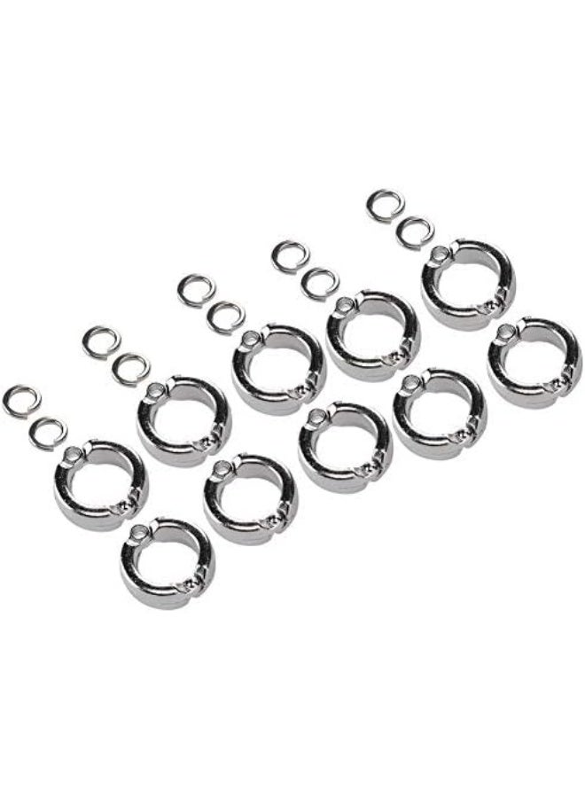 خاتم تدريب طيور الببغاء من المعدن، حلقة الساق، حلقة قدم الطيور، طيور خارجية للببغاوات، رقم 6 - Image 2