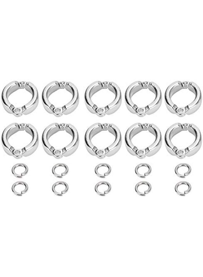 خاتم تدريب طيور الببغاء من المعدن، حلقة الساق، حلقة قدم الطيور، طيور خارجية للببغاوات، رقم 6 - Image 4