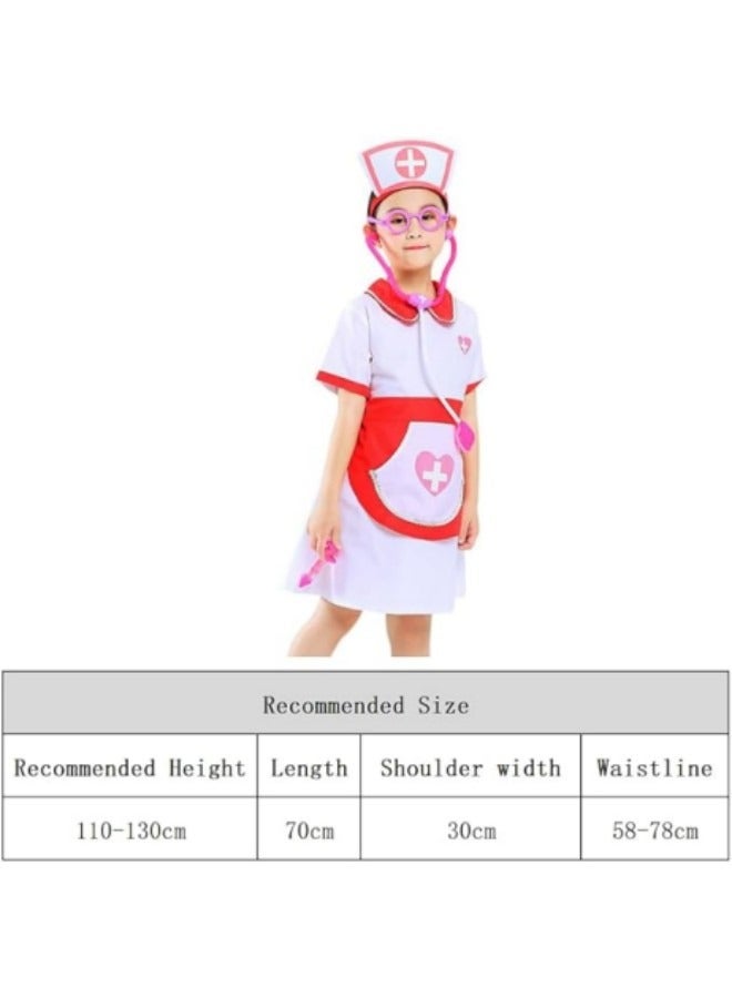 Role Play Set Kids,Nurse Role Play Costume Dress - Image 2