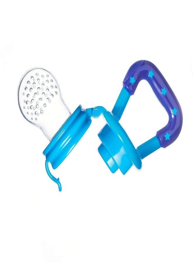 Chopchi Silicone Fruit Feeder for Baby 6-12 Months/Baby Fruit Nibbler and Pacifier/Newborn Nipple Feeder (Pake of-1, Blue) - Image 3